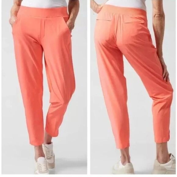 Athleta Brooklyn Ankle Pant-Sunset Glow-Plus Size 20 -NWT - Picture 1 of 8